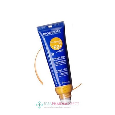 Bioderma Photoderm Duo SPF50+ Crème Visage + Stick Lèvres 20ml
