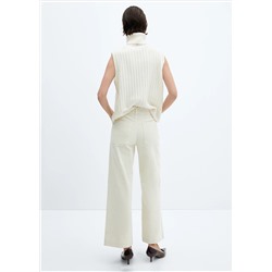 Pantalón culotte pana