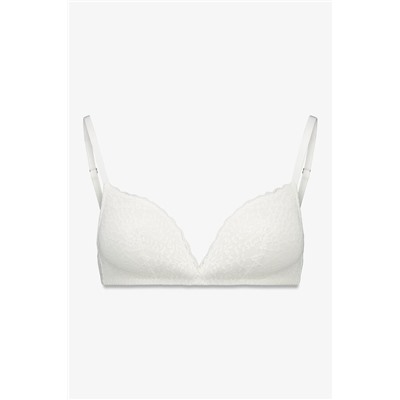 Sujetador CHARMING relleno encaje blanco