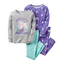 4-Piece Snug Fit Cotton PJs