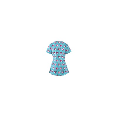 Dickies EDS Scrubs Dreamers Gonna Dream Print Top
