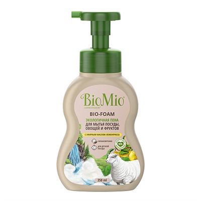Пена для мытья посуды экологичная "BIO-FOAM", с эфирным маслом лемонграсса