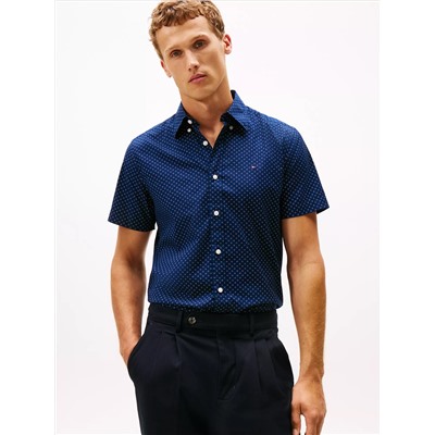 Regular Fit Geo Print All-Day Shirt