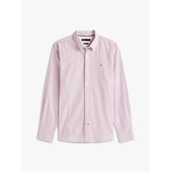 Regular Fit Stripe Stretch Oxford Shirt