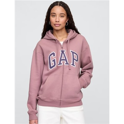 Relaxed Gap Logo Zip Hoodie