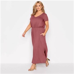 Летнее длинное платье Plus Size