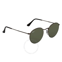 RAY-BANRound Gunmetal Sunglasses