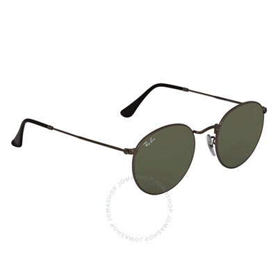 RAY-BANRound Gunmetal Sunglasses