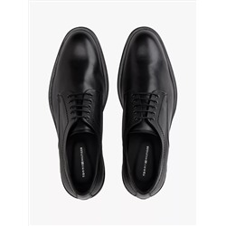 Paneled Leather Derby Shoe