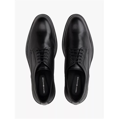 Paneled Leather Derby Shoe