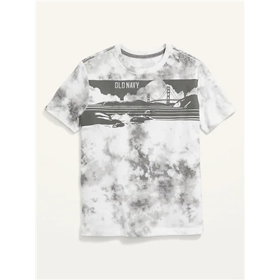 Short-Sleeve Logo-Graphic Tee for Boys