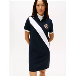 Banner Stripe Polo Dress