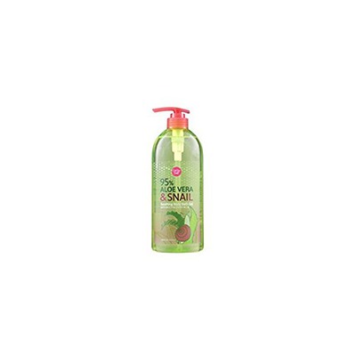 Гель для душа и ванны с алое вера и улиточной слизью  Aloe Vera & Snail от Cathy Doll 750 мл / Cathy Doll Aloe Vera & Snail Soothing Body Bath Gel 750 ml