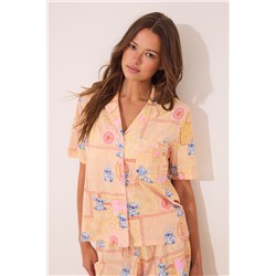 Pijama corto camisero Lilo & Stitch