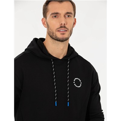 Siyah Regular Fit Sweatshirt