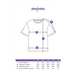Футболка PLAYTODAY, 1121512