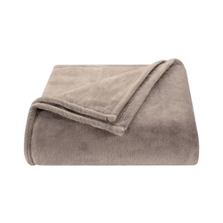 Plush Footed Throw Blanket