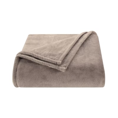 Plush Footed Throw Blanket