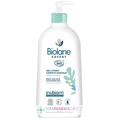 Biolane Expert - Gel Lavant Corps et Cheveux - BIO 500 ml