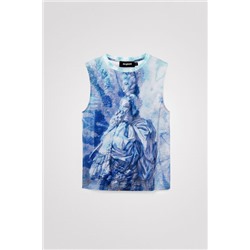 Camiseta arty canalé