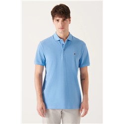 Mavi %100 Pamuk Serin Tutan Polo Yaka T-Shirt