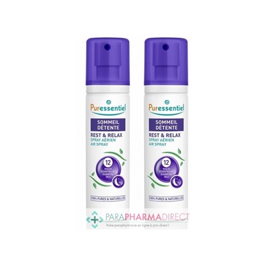 Puressentiel Sommeil Détente Spray Aérien aux 12 Huiles Essentielles 2x75 mlLot  × 2