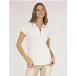 Ekru Slim Fit Tişört