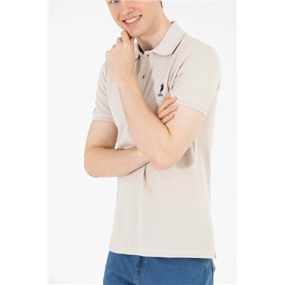 Erkek Taş Basic Polo Yaka Tişört