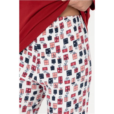 Kadın Bordo Pijama Takımı