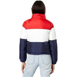 U.S. Polo Assn. Crop Multi Color-Blocked Puffer Jacket