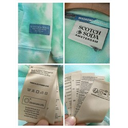 Мужская велюровая толстовка, эластичный мягкий материал  Scotc*h&Sod*a