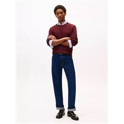 Cable Knit Crewneck Sweater