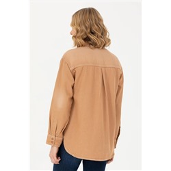 Kadın Camel Jean Gömlek