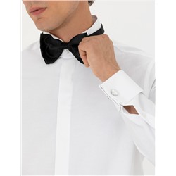 Beyaz Slim Fit Smokin Gömlek