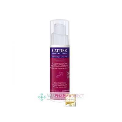 Cattier Sleeping Crème Réconfortante Nuit Hypoallergénique BIO 50ml