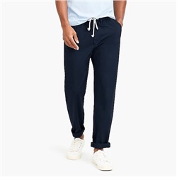 Straight-fit lightweight flex drawstring chino