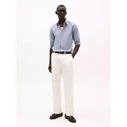 Slim Fit Stripe Print All-Day Shirt