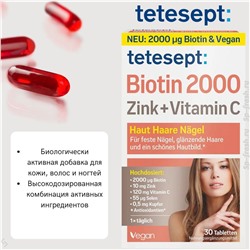 Biotin 2000 Tabletten 30 St, 18 g