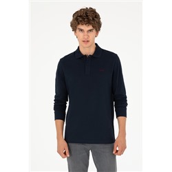 Erkek Lacivert Basic Sweatshirt