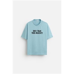 CAMISETA TEXTO ESTAMPADO