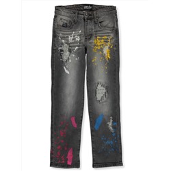 BORN FLY BOYS' PAINT SPLATTER JEANS