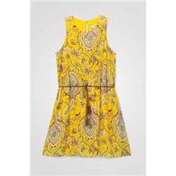 Vestido fluido estampado