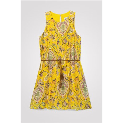 Vestido fluido estampado