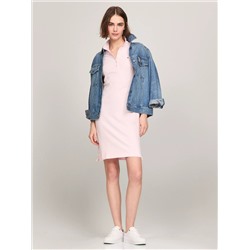 Stretch-Cotton Slim Fit Polo Dress