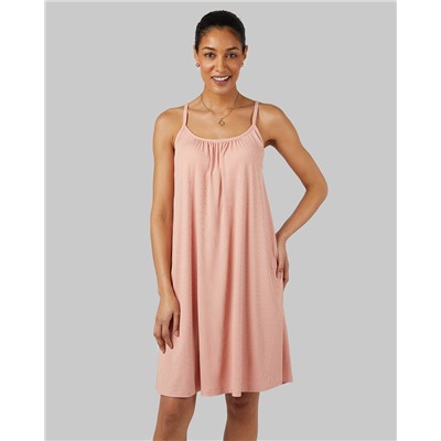 WOMEN'S SOFT RIB FLOWY BRA DRESS