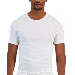 Alfani Men's 4-Pk. Slim-Fit Solid Cotton Undershirts, Created for Macy's