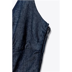 Z1975 STRAPPY DENIM MIDI DRESS