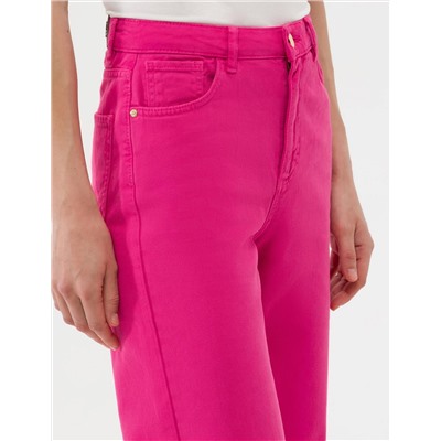 Fuşya Jean Pantolon