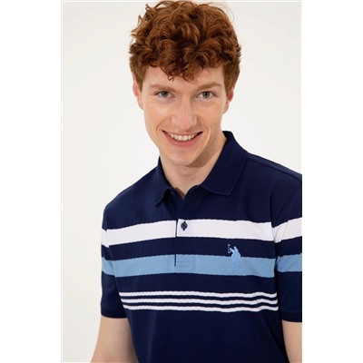 Erkek Lacivert Polo Yaka T-Shirt