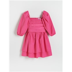 Minikleid mit Puffärmeln